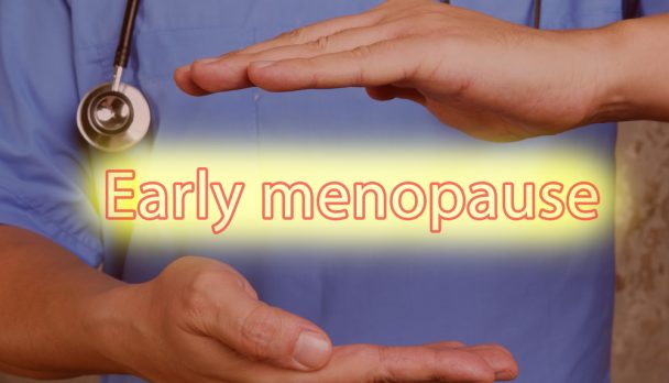 Health,Care,Concept,Meaning,Early,Menopause,With,Inscription,On,The